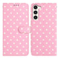 Small Dots Pattern Vegan Leather Phone Case, For Samsung Galaxy S23 FE 5G, For Samsung Galaxy S23 Ultra 5G, For Samsung Galaxy S23+ 5G, For Samsung Galaxy S23 5G, For Samsung Galaxy S20 FE, For Samsung Galaxy S22 Ultra 5G, For Samsung Galaxy S22+ 5G   ...