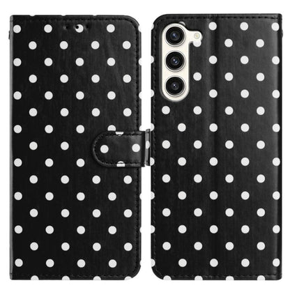 Small Dots Pattern Vegan Leather Phone Case, For Samsung Galaxy S23 FE 5G, For Samsung Galaxy S23 Ultra 5G, For Samsung Galaxy S23+ 5G, For Samsung Galaxy S23 5G, For Samsung Galaxy S20 FE, For Samsung Galaxy S22 Ultra 5G, For Samsung Galaxy S22+ 5G   ...