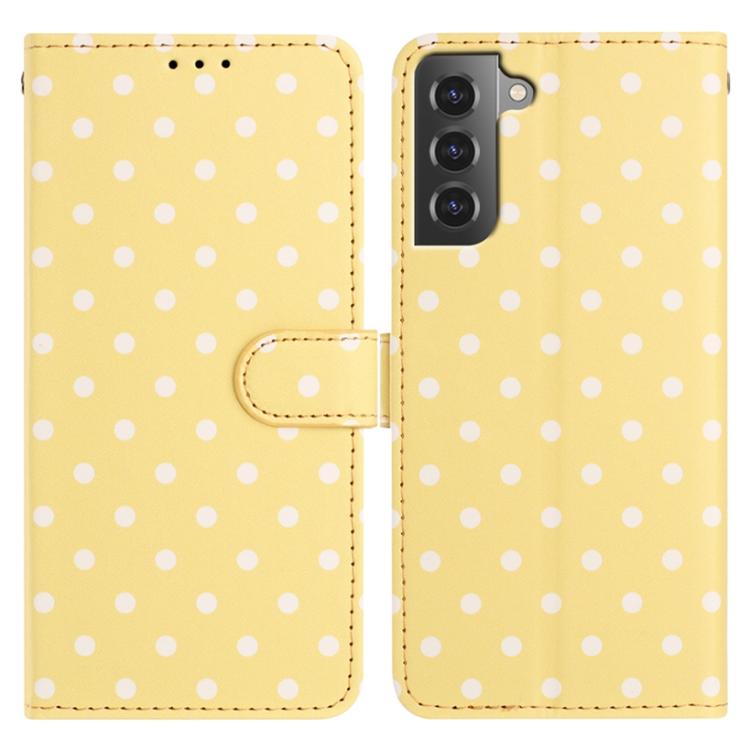 Small Dots Pattern Vegan Leather Phone Case, For Samsung Galaxy S23 FE 5G, For Samsung Galaxy S23 Ultra 5G, For Samsung Galaxy S23+ 5G, For Samsung Galaxy S23 5G, For Samsung Galaxy S20 FE, For Samsung Galaxy S22 Ultra 5G, For Samsung Galaxy S22+ 5G   ...