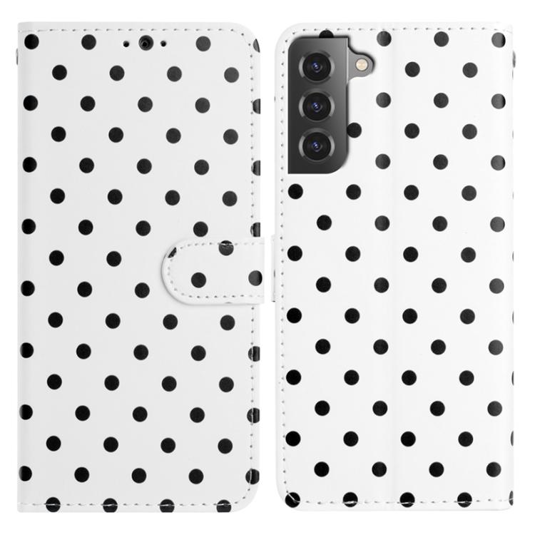 Small Dots Pattern Vegan Leather Phone Case, For Samsung Galaxy S23 FE 5G, For Samsung Galaxy S23 Ultra 5G, For Samsung Galaxy S23+ 5G, For Samsung Galaxy S23 5G, For Samsung Galaxy S20 FE, For Samsung Galaxy S22 Ultra 5G, For Samsung Galaxy S22+ 5G   ...