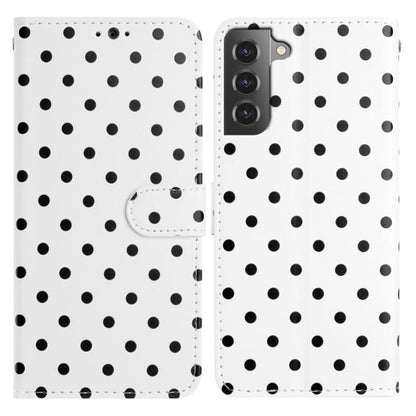 Small Dots Pattern Vegan Leather Phone Case, For Samsung Galaxy S23 FE 5G, For Samsung Galaxy S23 Ultra 5G, For Samsung Galaxy S23+ 5G, For Samsung Galaxy S23 5G, For Samsung Galaxy S20 FE, For Samsung Galaxy S22 Ultra 5G, For Samsung Galaxy S22+ 5G   ...