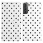 Small Dots Pattern Vegan Leather Phone Case, For Samsung Galaxy S23 FE 5G, For Samsung Galaxy S23 Ultra 5G, For Samsung Galaxy S23+ 5G, For Samsung Galaxy S23 5G, For Samsung Galaxy S20 FE, For Samsung Galaxy S22 Ultra 5G, For Samsung Galaxy S22+ 5G   ...