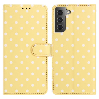 Small Dots Pattern Vegan Leather Phone Case, For Samsung Galaxy S23 FE 5G, For Samsung Galaxy S23 Ultra 5G, For Samsung Galaxy S23+ 5G, For Samsung Galaxy S23 5G, For Samsung Galaxy S20 FE, For Samsung Galaxy S22 Ultra 5G, For Samsung Galaxy S22+ 5G   ...