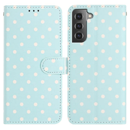Small Dots Pattern Vegan Leather Phone Case, For Samsung Galaxy S21 FE 5G, For Samsung Galaxy S21 5G, For Samsung Galaxy S21+ 5G, For Samsung Galaxy S21 Ultra 5G, For Samsung Galaxy Note20 Ultra, For Samsung Galaxy Note20, For Samsung Galaxy S20 Ultra ...