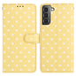 Small Dots Pattern Vegan Leather Phone Case, For Samsung Galaxy S21 FE 5G, For Samsung Galaxy S21 5G, For Samsung Galaxy S21+ 5G, For Samsung Galaxy S21 Ultra 5G, For Samsung Galaxy Note20 Ultra, For Samsung Galaxy Note20, For Samsung Galaxy S20 Ultra ...