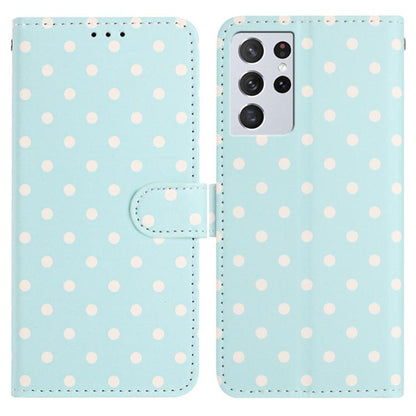 Small Dots Pattern Vegan Leather Phone Case, For Samsung Galaxy S21 FE 5G, For Samsung Galaxy S21 5G, For Samsung Galaxy S21+ 5G, For Samsung Galaxy S21 Ultra 5G, For Samsung Galaxy Note20 Ultra, For Samsung Galaxy Note20, For Samsung Galaxy S20 Ultra ...
