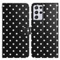 Small Dots Pattern Vegan Leather Phone Case, For Samsung Galaxy S21 FE 5G, For Samsung Galaxy S21 5G, For Samsung Galaxy S21+ 5G, For Samsung Galaxy S21 Ultra 5G, For Samsung Galaxy Note20 Ultra, For Samsung Galaxy Note20, For Samsung Galaxy S20 Ultra ...