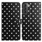 Small Dots Pattern Vegan Leather Phone Case, For Samsung Galaxy S21 FE 5G, For Samsung Galaxy S21 5G, For Samsung Galaxy S21+ 5G, For Samsung Galaxy S21 Ultra 5G, For Samsung Galaxy Note20 Ultra, For Samsung Galaxy Note20, For Samsung Galaxy S20 Ultra ...