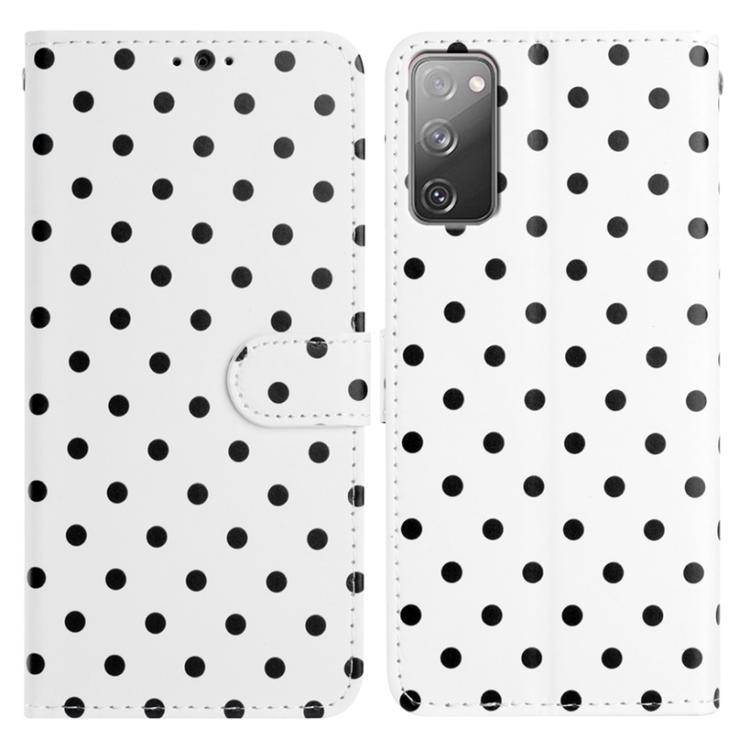 Small Dots Pattern Vegan Leather Phone Case, For Samsung Galaxy S23 FE 5G, For Samsung Galaxy S23 Ultra 5G, For Samsung Galaxy S23+ 5G, For Samsung Galaxy S23 5G, For Samsung Galaxy S20 FE, For Samsung Galaxy S22 Ultra 5G, For Samsung Galaxy S22+ 5G   ...