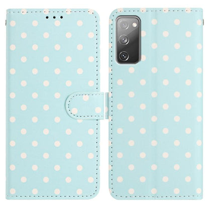 Small Dots Pattern Vegan Leather Phone Case, For Samsung Galaxy S23 FE 5G, For Samsung Galaxy S23 Ultra 5G, For Samsung Galaxy S23+ 5G, For Samsung Galaxy S23 5G, For Samsung Galaxy S20 FE, For Samsung Galaxy S22 Ultra 5G, For Samsung Galaxy S22+ 5G   ...