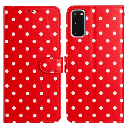 Small Dots Pattern Vegan Leather Phone Case, For Samsung Galaxy S21 FE 5G, For Samsung Galaxy S21 5G, For Samsung Galaxy S21+ 5G, For Samsung Galaxy S21 Ultra 5G, For Samsung Galaxy Note20 Ultra, For Samsung Galaxy Note20, For Samsung Galaxy S20 Ultra ...