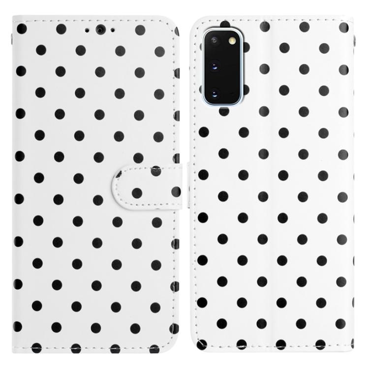 Small Dots Pattern Vegan Leather Phone Case, For Samsung Galaxy S21 FE 5G, For Samsung Galaxy S21 5G, For Samsung Galaxy S21+ 5G, For Samsung Galaxy S21 Ultra 5G, For Samsung Galaxy Note20 Ultra, For Samsung Galaxy Note20, For Samsung Galaxy S20 Ultra ...