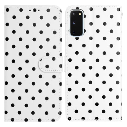 Small Dots Pattern Vegan Leather Phone Case, For Samsung Galaxy S21 FE 5G, For Samsung Galaxy S21 5G, For Samsung Galaxy S21+ 5G, For Samsung Galaxy S21 Ultra 5G, For Samsung Galaxy Note20 Ultra, For Samsung Galaxy Note20, For Samsung Galaxy S20 Ultra ...