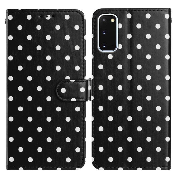 Small Dots Pattern Vegan Leather Phone Case, For Samsung Galaxy S21 FE 5G, For Samsung Galaxy S21 5G, For Samsung Galaxy S21+ 5G, For Samsung Galaxy S21 Ultra 5G, For Samsung Galaxy Note20 Ultra, For Samsung Galaxy Note20, For Samsung Galaxy S20 Ultra ...