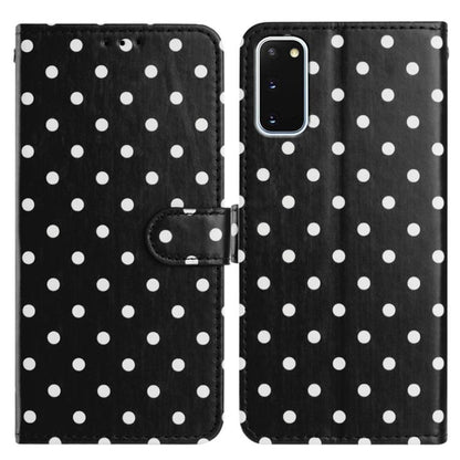 Small Dots Pattern Vegan Leather Phone Case, For Samsung Galaxy S21 FE 5G, For Samsung Galaxy S21 5G, For Samsung Galaxy S21+ 5G, For Samsung Galaxy S21 Ultra 5G, For Samsung Galaxy Note20 Ultra, For Samsung Galaxy Note20, For Samsung Galaxy S20 Ultra ...