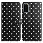 Small Dots Pattern Vegan Leather Phone Case, For Samsung Galaxy S21 FE 5G, For Samsung Galaxy S21 5G, For Samsung Galaxy S21+ 5G, For Samsung Galaxy S21 Ultra 5G, For Samsung Galaxy Note20 Ultra, For Samsung Galaxy Note20, For Samsung Galaxy S20 Ultra ...