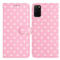 Small Dots Pattern Vegan Leather Phone Case, For Samsung Galaxy S20+
