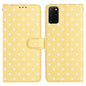 Small Dots Pattern Vegan Leather Phone Case, For Samsung Galaxy S20+