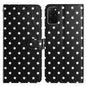 Small Dots Pattern Vegan Leather Phone Case, For Samsung Galaxy S20+