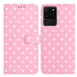 Small Dots Pattern Vegan Leather Phone Case, For Samsung Galaxy S21 FE 5G, For Samsung Galaxy S21 5G, For Samsung Galaxy S21+ 5G, For Samsung Galaxy S21 Ultra 5G, For Samsung Galaxy Note20 Ultra, For Samsung Galaxy Note20, For Samsung Galaxy S20 Ultra ...