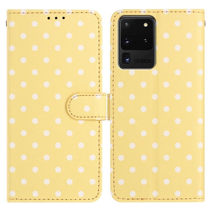 Small Dots Pattern Vegan Leather Phone Case, For Samsung Galaxy S21 FE 5G, For Samsung Galaxy S21 5G, For Samsung Galaxy S21+ 5G, For Samsung Galaxy S21 Ultra 5G, For Samsung Galaxy Note20 Ultra, For Samsung Galaxy Note20, For Samsung Galaxy S20 Ultra ...