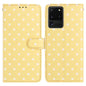 Small Dots Pattern Vegan Leather Phone Case, For Samsung Galaxy S21 FE 5G, For Samsung Galaxy S21 5G, For Samsung Galaxy S21+ 5G, For Samsung Galaxy S21 Ultra 5G, For Samsung Galaxy Note20 Ultra, For Samsung Galaxy Note20, For Samsung Galaxy S20 Ultra ...