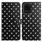 Small Dots Pattern Vegan Leather Phone Case, For Samsung Galaxy S21 FE 5G, For Samsung Galaxy S21 5G, For Samsung Galaxy S21+ 5G, For Samsung Galaxy S21 Ultra 5G, For Samsung Galaxy Note20 Ultra, For Samsung Galaxy Note20, For Samsung Galaxy S20 Ultra ...