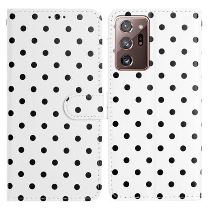 Small Dots Pattern Vegan Leather Phone Case, For Samsung Galaxy S21 FE 5G, For Samsung Galaxy S21 5G, For Samsung Galaxy S21+ 5G, For Samsung Galaxy S21 Ultra 5G, For Samsung Galaxy Note20 Ultra, For Samsung Galaxy Note20, For Samsung Galaxy S20 Ultra ...