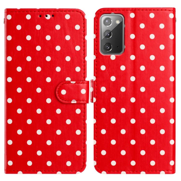 Small Dots Pattern Vegan Leather Phone Case, For Samsung Galaxy S21 FE 5G, For Samsung Galaxy S21 5G, For Samsung Galaxy S21+ 5G, For Samsung Galaxy S21 Ultra 5G, For Samsung Galaxy Note20 Ultra, For Samsung Galaxy Note20, For Samsung Galaxy S20 Ultra ...