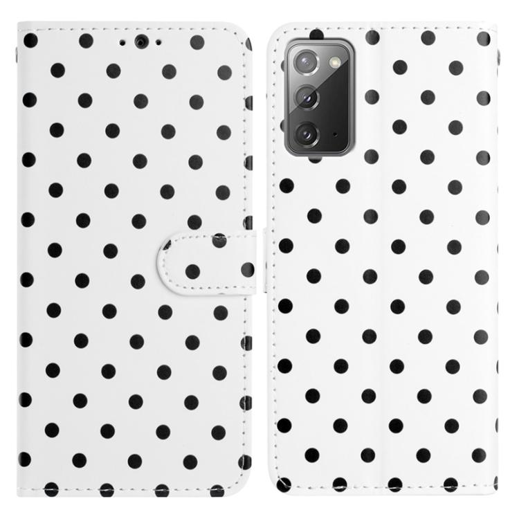 Small Dots Pattern Vegan Leather Phone Case, For Samsung Galaxy S21 FE 5G, For Samsung Galaxy S21 5G, For Samsung Galaxy S21+ 5G, For Samsung Galaxy S21 Ultra 5G, For Samsung Galaxy Note20 Ultra, For Samsung Galaxy Note20, For Samsung Galaxy S20 Ultra ...