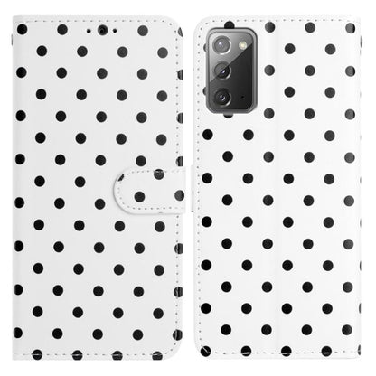 Small Dots Pattern Vegan Leather Phone Case, For Samsung Galaxy S21 FE 5G, For Samsung Galaxy S21 5G, For Samsung Galaxy S21+ 5G, For Samsung Galaxy S21 Ultra 5G, For Samsung Galaxy Note20 Ultra, For Samsung Galaxy Note20, For Samsung Galaxy S20 Ultra ...