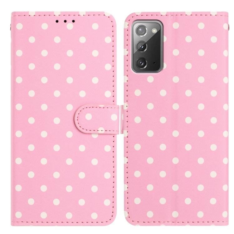 Small Dots Pattern Vegan Leather Phone Case, For Samsung Galaxy S21 FE 5G, For Samsung Galaxy S21 5G, For Samsung Galaxy S21+ 5G, For Samsung Galaxy S21 Ultra 5G, For Samsung Galaxy Note20 Ultra, For Samsung Galaxy Note20, For Samsung Galaxy S20 Ultra ...