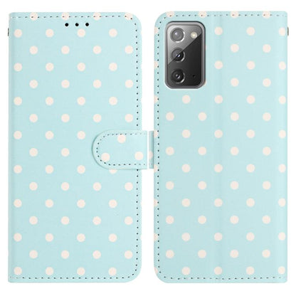 Small Dots Pattern Vegan Leather Phone Case, For Samsung Galaxy S21 FE 5G, For Samsung Galaxy S21 5G, For Samsung Galaxy S21+ 5G, For Samsung Galaxy S21 Ultra 5G, For Samsung Galaxy Note20 Ultra, For Samsung Galaxy Note20, For Samsung Galaxy S20 Ultra ...