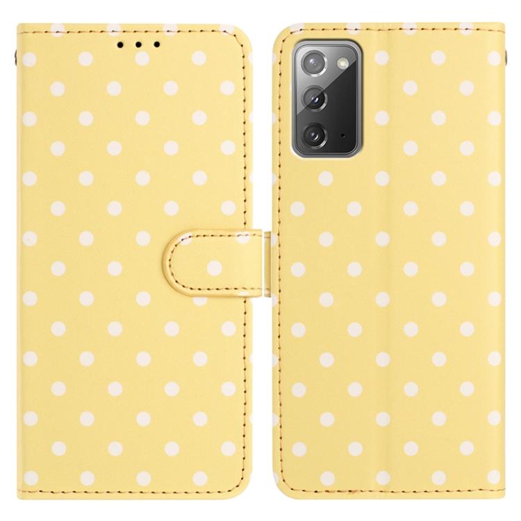 Small Dots Pattern Vegan Leather Phone Case, For Samsung Galaxy S21 FE 5G, For Samsung Galaxy S21 5G, For Samsung Galaxy S21+ 5G, For Samsung Galaxy S21 Ultra 5G, For Samsung Galaxy Note20 Ultra, For Samsung Galaxy Note20, For Samsung Galaxy S20 Ultra ...