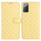 Small Dots Pattern Vegan Leather Phone Case, For Samsung Galaxy S21 FE 5G, For Samsung Galaxy S21 5G, For Samsung Galaxy S21+ 5G, For Samsung Galaxy S21 Ultra 5G, For Samsung Galaxy Note20 Ultra, For Samsung Galaxy Note20, For Samsung Galaxy S20 Ultra ...