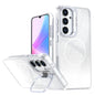 Glitter Gradient Magnetic Lens Frame Holder Phone Case, For Samsung Galaxy S26+ 5G, For Samsung Galaxy S26 Ultra 5G, For Samsung Galaxy S26 5G, For Samsung Galaxy S25 FE 5G, For Samsung Galaxy S25 Edge 5G, For Samsung Galaxy S25 / S24 5G               ...