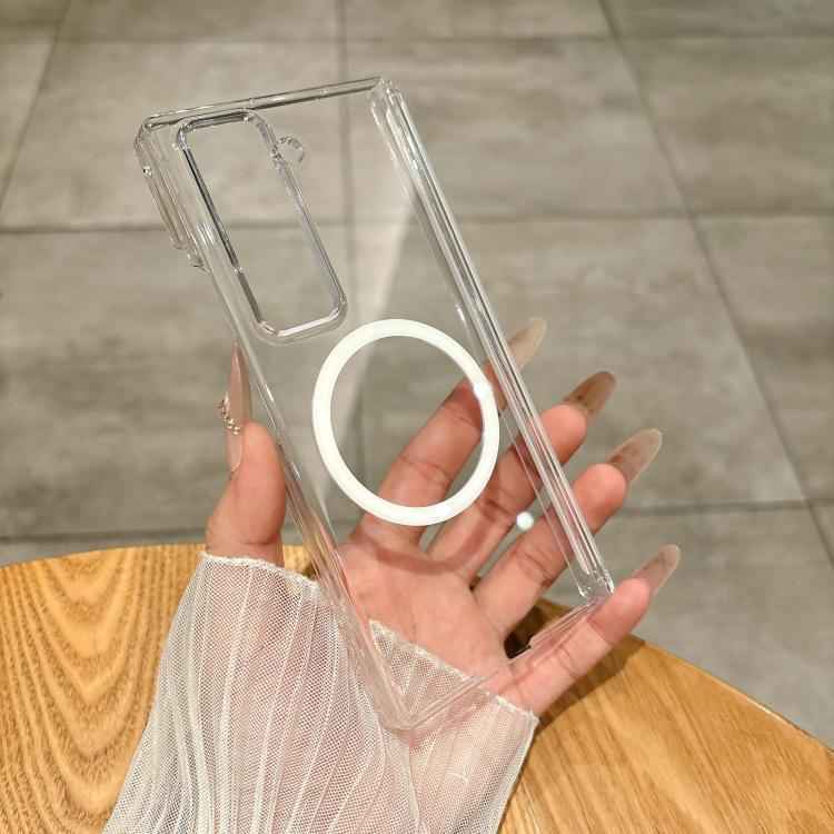 Ice Mist Series Dual Axis Magnetic Phone Case, For Samsung Galaxy Z Fold7 5G, For Samsung Galaxy Z Fold Special 5G, For Samsung Galaxy Z Fold6 5G, For Samsung Galaxy Z Fold5 5G, For Samsung Galaxy Z Fold4 5G