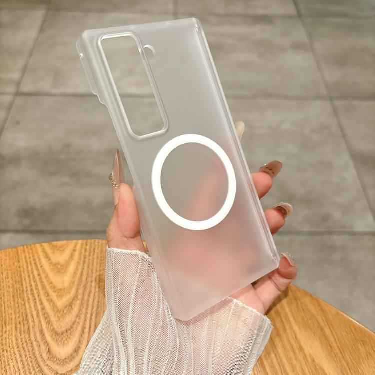 Ice Mist Series Dual Axis Magnetic Phone Case, For Samsung Galaxy Z Fold7 5G, For Samsung Galaxy Z Fold Special 5G, For Samsung Galaxy Z Fold6 5G, For Samsung Galaxy Z Fold5 5G, For Samsung Galaxy Z Fold4 5G