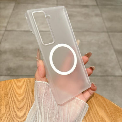 Ice Mist Series Dual Axis Magnetic Phone Case, For Samsung Galaxy Z Fold7 5G, For Samsung Galaxy Z Fold Special 5G, For Samsung Galaxy Z Fold6 5G, For Samsung Galaxy Z Fold5 5G, For Samsung Galaxy Z Fold4 5G