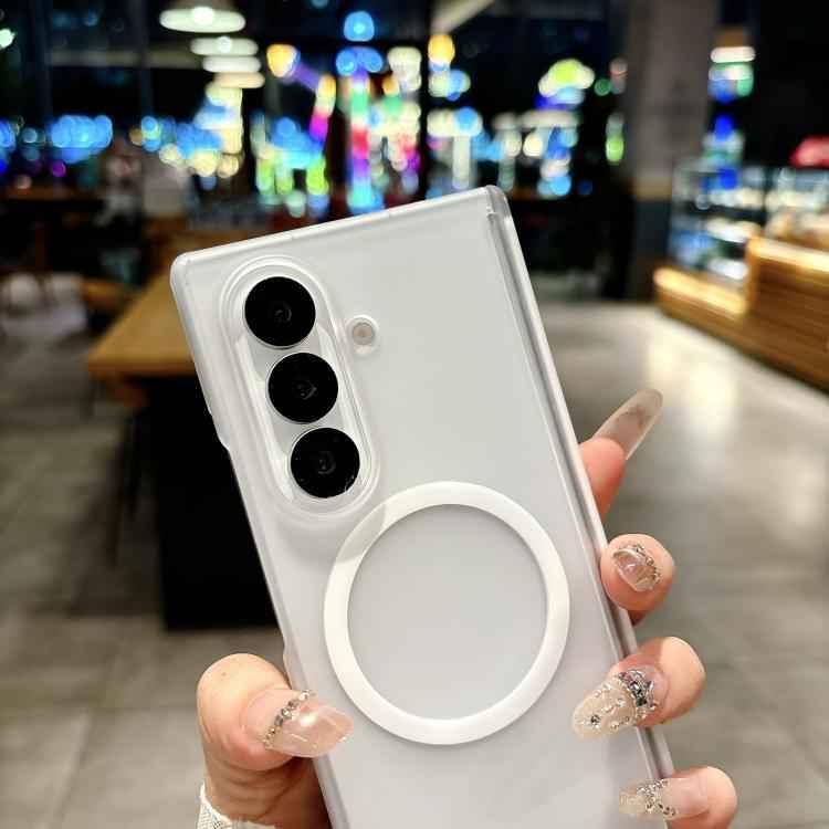 Ice Mist Series Dual Axis Magnetic Phone Case, For Samsung Galaxy Z Fold7 5G, For Samsung Galaxy Z Fold Special 5G, For Samsung Galaxy Z Fold6 5G, For Samsung Galaxy Z Fold5 5G, For Samsung Galaxy Z Fold4 5G