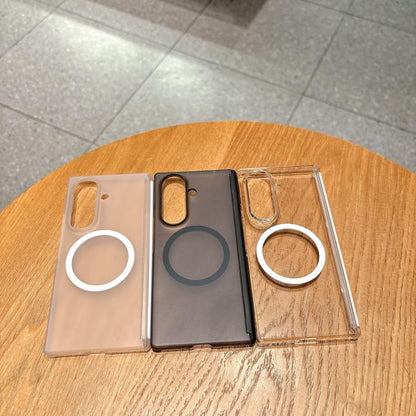 Ice Mist Series Dual Axis Magnetic Phone Case, For Samsung Galaxy Z Fold7 5G, For Samsung Galaxy Z Fold Special 5G, For Samsung Galaxy Z Fold6 5G, For Samsung Galaxy Z Fold5 5G, For Samsung Galaxy Z Fold4 5G