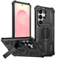 Hidden Metal Holder Magnetic Shockproof Phone Case, For Samsung Galaxy S26+ 5G, For Samsung Galaxy S26 Ultra 5G, For Samsung Galaxy S26 5G, For Samsung Galaxy S25 FE 5G, For Samsung Galaxy S25 5G / S24 5G, For Samsung Galaxy S25+ 5G / S24+ 5G          ...