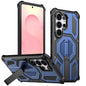 Hidden Metal Holder Magnetic Shockproof Phone Case, For Samsung Galaxy S26+ 5G, For Samsung Galaxy S26 Ultra 5G, For Samsung Galaxy S26 5G, For Samsung Galaxy S25 FE 5G, For Samsung Galaxy S25 5G / S24 5G, For Samsung Galaxy S25+ 5G / S24+ 5G          ...