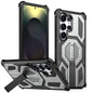 Hidden Metal Holder Magnetic Shockproof Phone Case, For Samsung Galaxy S26+ 5G, For Samsung Galaxy S26 Ultra 5G, For Samsung Galaxy S26 5G, For Samsung Galaxy S25 FE 5G, For Samsung Galaxy S25 5G / S24 5G, For Samsung Galaxy S25+ 5G / S24+ 5G          ...