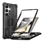 Hidden Metal Holder Magnetic Shockproof Phone Case, For Samsung Galaxy S26+ 5G, For Samsung Galaxy S26 Ultra 5G, For Samsung Galaxy S26 5G, For Samsung Galaxy S25 FE 5G, For Samsung Galaxy S25 5G / S24 5G, For Samsung Galaxy S25+ 5G / S24+ 5G          ...