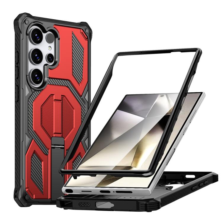 Hidden Metal Holder Magnetic Shockproof Phone Case, For Samsung Galaxy S26+ 5G, For Samsung Galaxy S26 Ultra 5G, For Samsung Galaxy S26 5G, For Samsung Galaxy S25 FE 5G, For Samsung Galaxy S25 5G / S24 5G, For Samsung Galaxy S25+ 5G / S24+ 5G          ...
