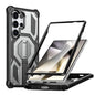 Hidden Metal Holder Magnetic Shockproof Phone Case, For Samsung Galaxy S26+ 5G, For Samsung Galaxy S26 Ultra 5G, For Samsung Galaxy S26 5G, For Samsung Galaxy S25 FE 5G, For Samsung Galaxy S25 5G / S24 5G, For Samsung Galaxy S25+ 5G / S24+ 5G          ...