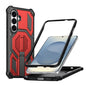 Hidden Metal Holder Magnetic Shockproof Phone Case, For Samsung Galaxy S26+ 5G, For Samsung Galaxy S26 Ultra 5G, For Samsung Galaxy S26 5G, For Samsung Galaxy S25 FE 5G, For Samsung Galaxy S25 5G / S24 5G, For Samsung Galaxy S25+ 5G / S24+ 5G          ...