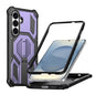 Hidden Metal Holder Magnetic Shockproof Phone Case, For Samsung Galaxy S26+ 5G, For Samsung Galaxy S26 Ultra 5G, For Samsung Galaxy S26 5G, For Samsung Galaxy S25 FE 5G, For Samsung Galaxy S25 5G / S24 5G, For Samsung Galaxy S25+ 5G / S24+ 5G          ...