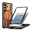 Hidden Metal Holder Magnetic Shockproof Phone Case, For Samsung Galaxy S26+ 5G, For Samsung Galaxy S26 Ultra 5G, For Samsung Galaxy S26 5G, For Samsung Galaxy S25 FE 5G, For Samsung Galaxy S25 5G / S24 5G, For Samsung Galaxy S25+ 5G / S24+ 5G          ...